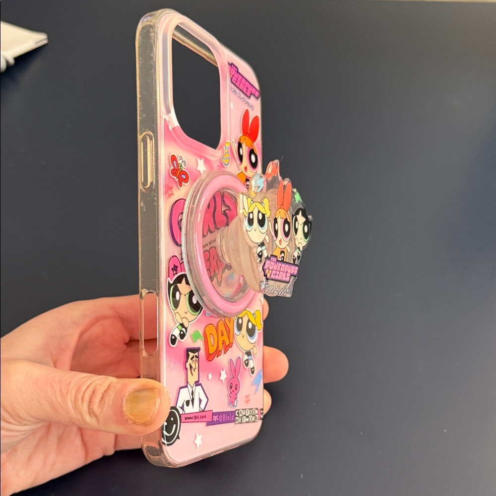 Cartoon Network Powerpuff Girls Pink Phone Case with Characters - Picture 4 of 4